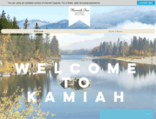 Tablet Screenshot of kamiahinn.com